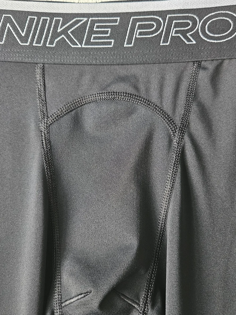 Nike Pro Black Athletic Compression Tights with White Swoosh Size XL